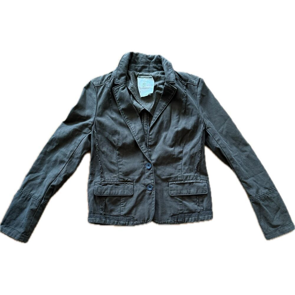 Hei Hei Anthropologie Military Blazer Houndstooth Women’s 2 Goblincore